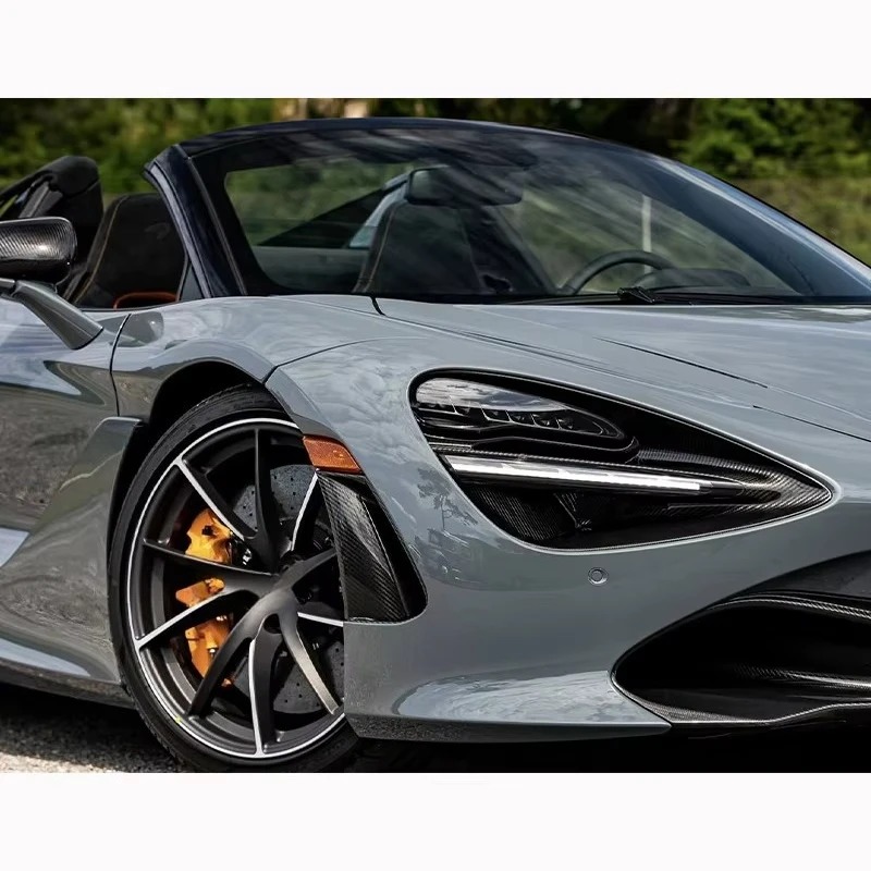 High Quality Dry Carbon Fiber Headlight Covers for  720S Headlights